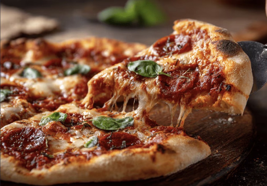 Pizza (inkl. Knobi Dip) bei Harput Köz
